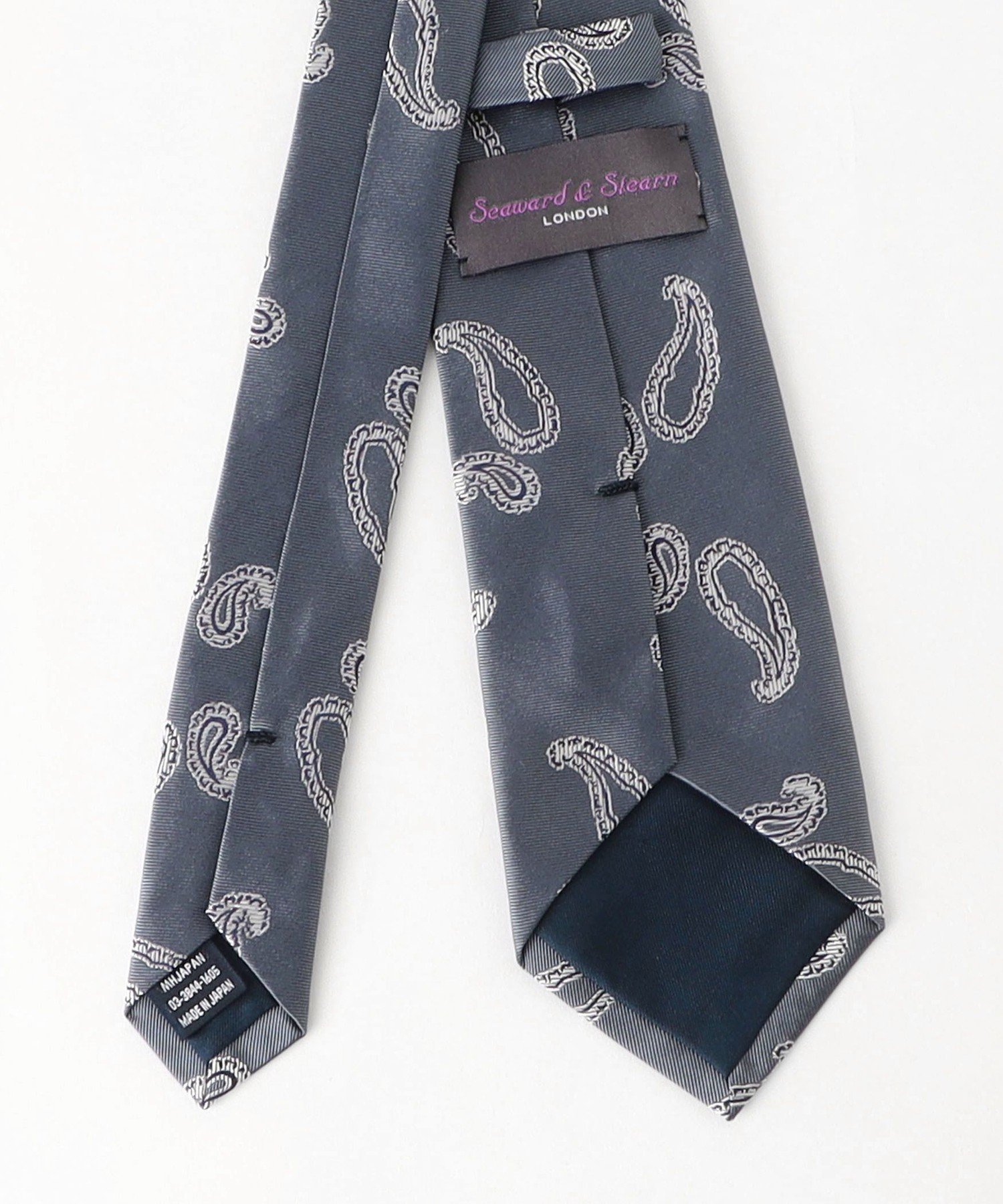 【SALE／50%OFF】UNITED ARROWS green label relaxing ＜Seaward & Stearn＞8.0cm ペイズリー2 ネクタイ ユナイテッドアローズ アウトレット スーツ・フォーマル ネクタイ・蝶ネクタイ グレー【送料無料】