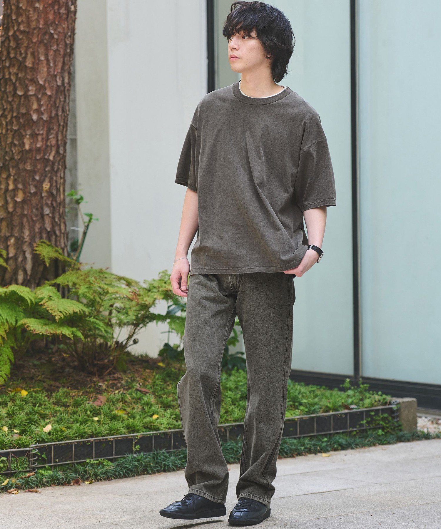 【SALE／10%OFF】UNITED ARROWS green label relaxing 【国内EXCLUSIVE】＜Levi's(R)＞555 リラックス ストレート デニムパンツ ユナイテッドアローズ グリーンレーベルリラクシング パンツ ジーンズ・デニムパンツ グリーン【送料無料】