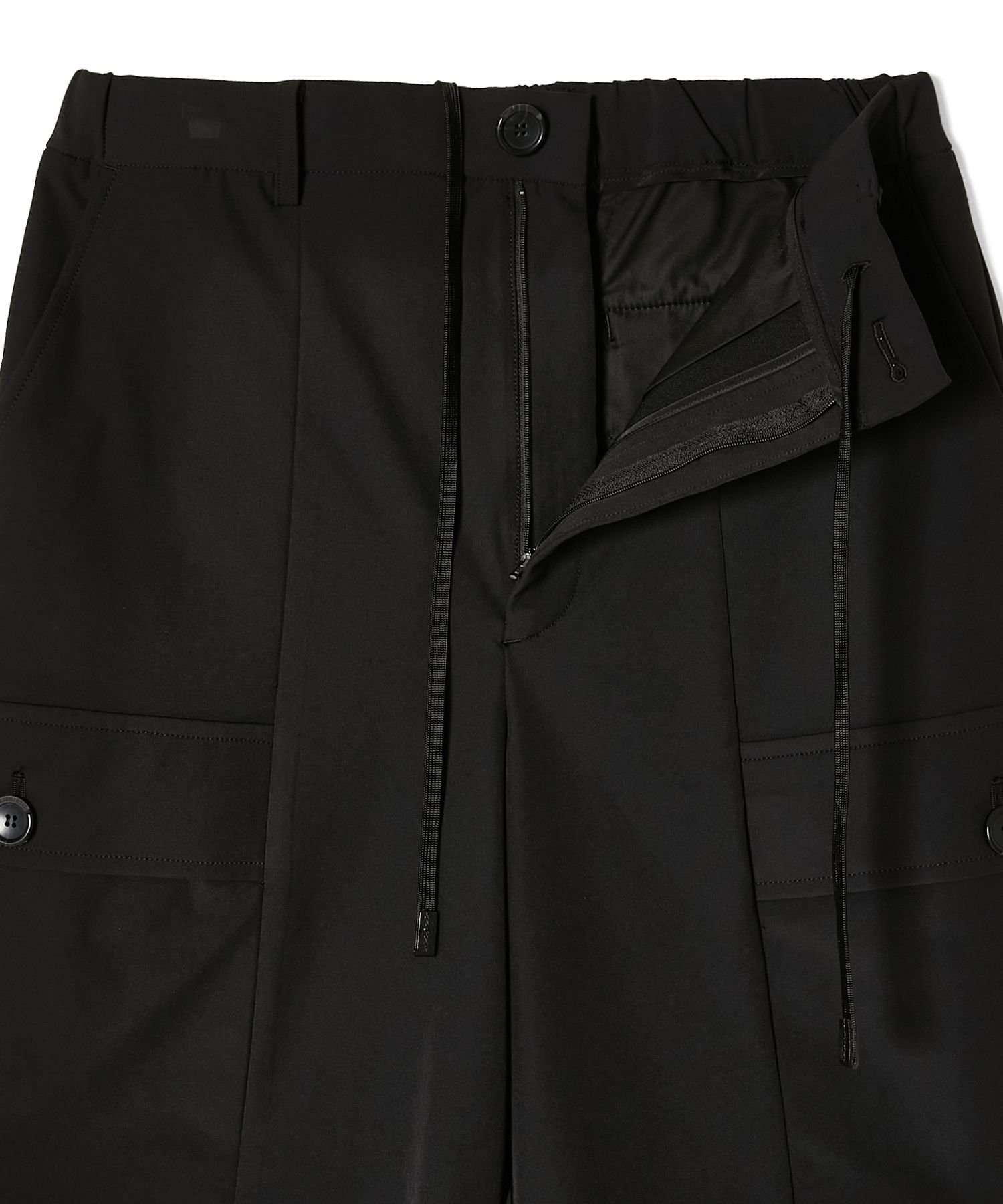 N.HOOLYWOOD COMPILE FLAP-POCKET HALF PANTS エヌ．ハリウッド パンツ カーゴパンツ ブラック グレー【送料無料】