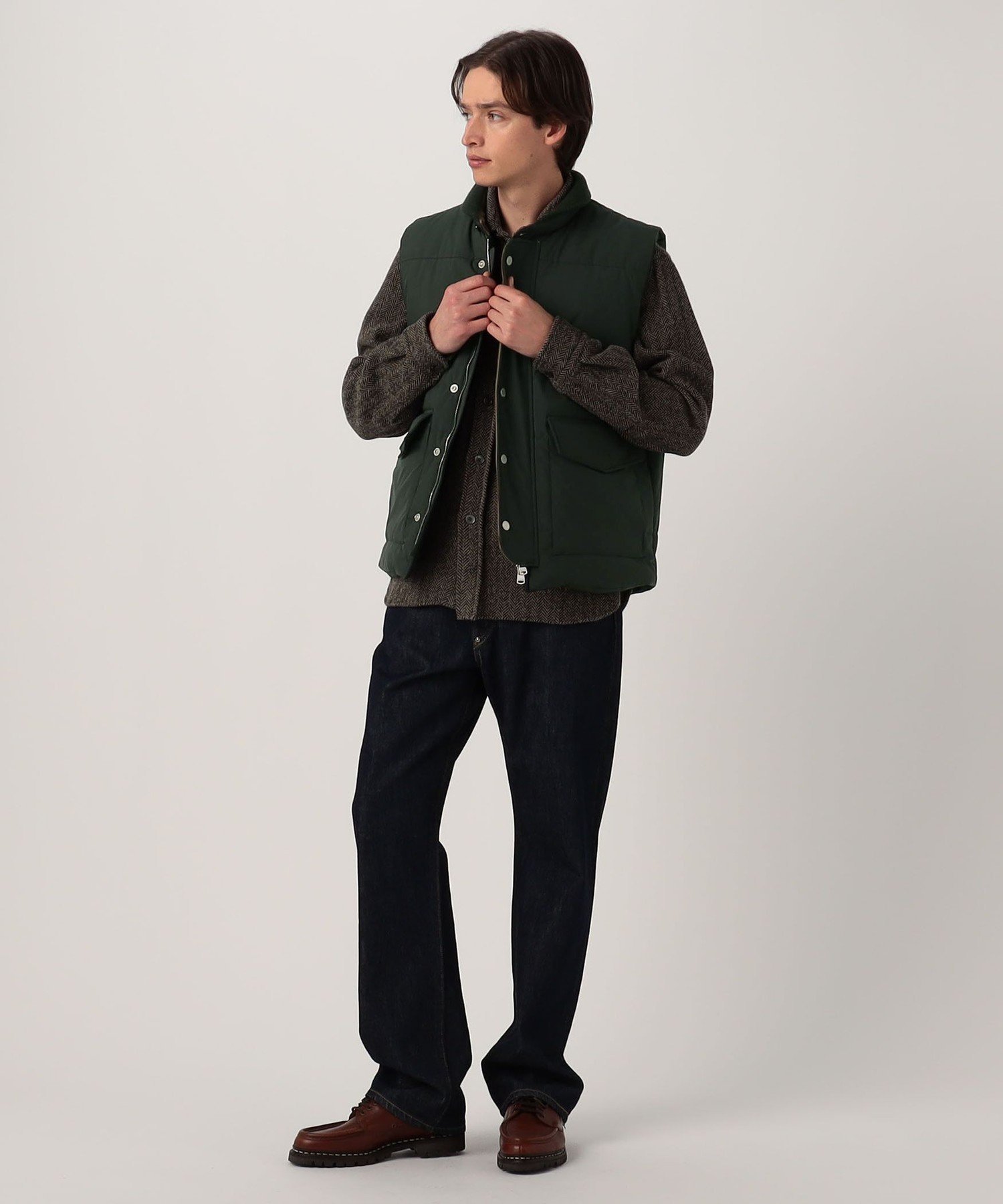 TOMORROWLAND BUYING WEAR VALSTAR ポリエステル パデッドベスト トゥモローランド ジャケット・アウター その他のジャケット・アウター ブラウン【送料無料】