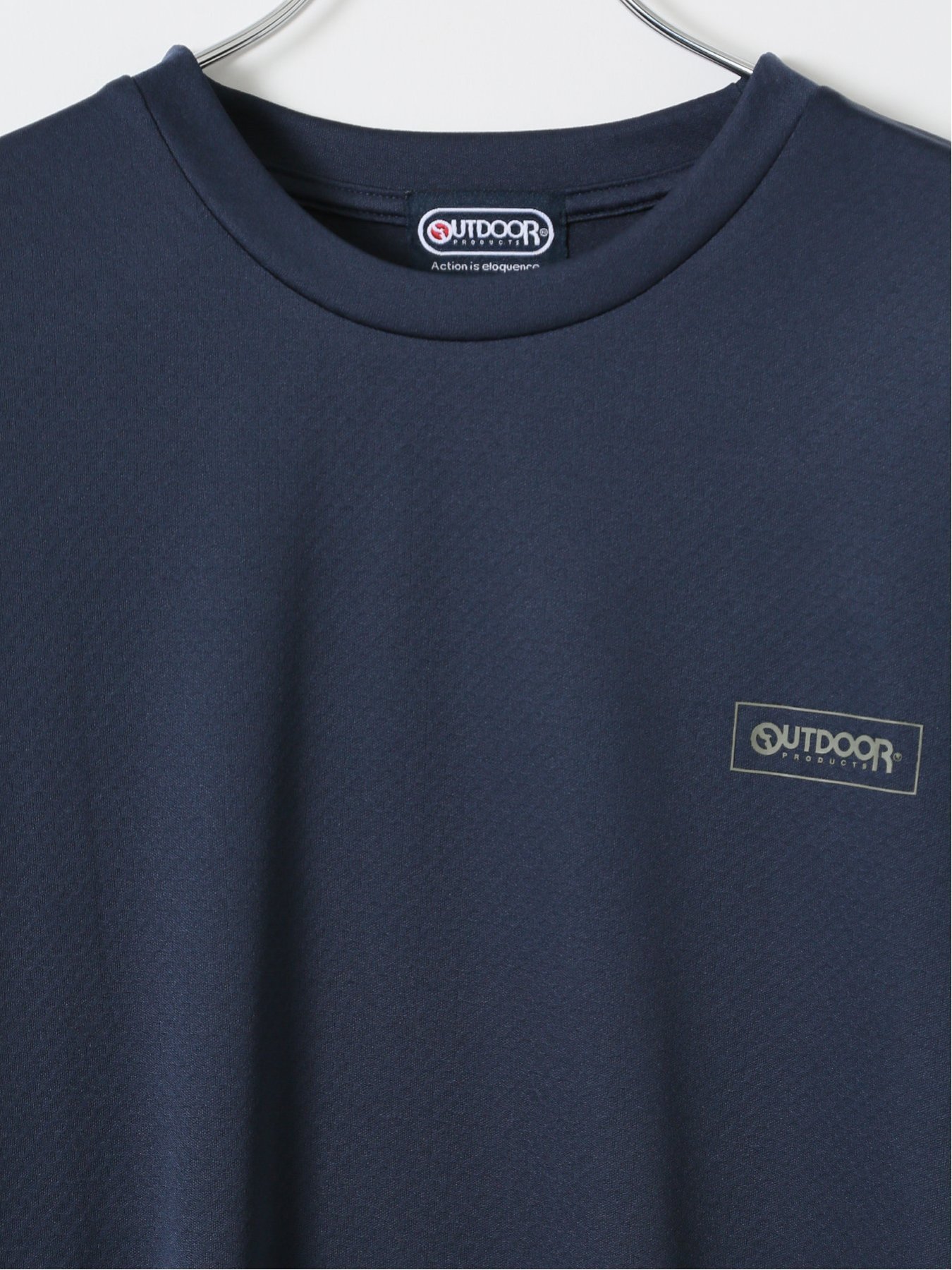 【SALE／10%OFF】GRAND-BACK 【大きいサイズ】アウトドアプロダクツ/OUTDOOR PRODUCTS ドライ メッシュ クルーネック 半袖 Tシャツ タカキュー トップス カットソー・Tシャツ ネイビー【送料無料】