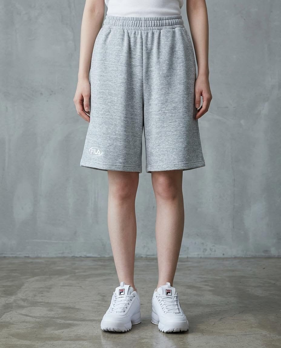 SHORTS フィラ パンツ その他のパンツ ホワイト ブラック グレー