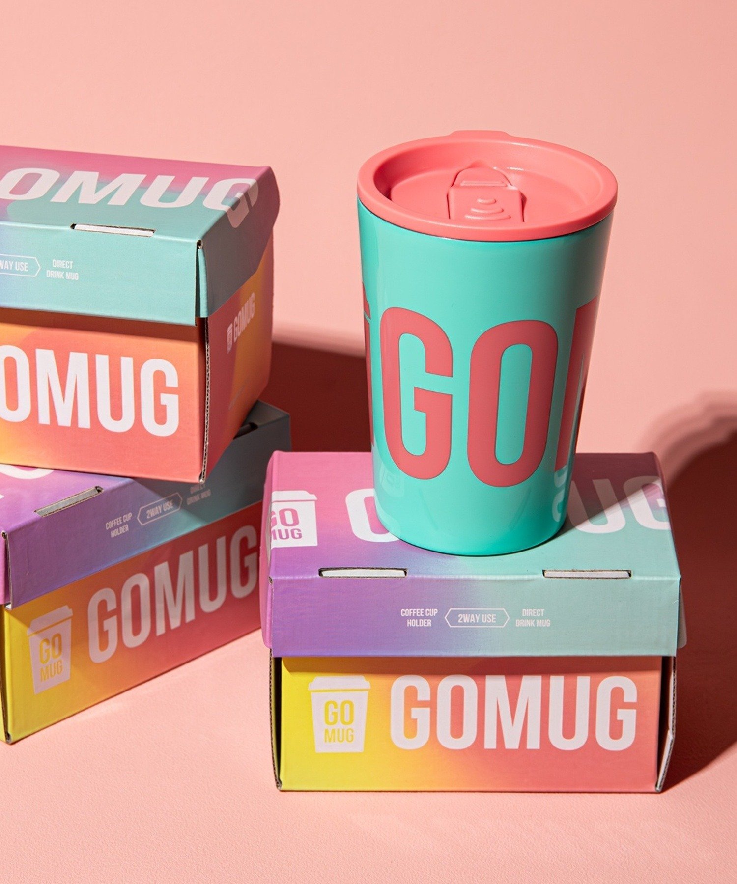 GO MUG NEON タンブラー 真空二重構造