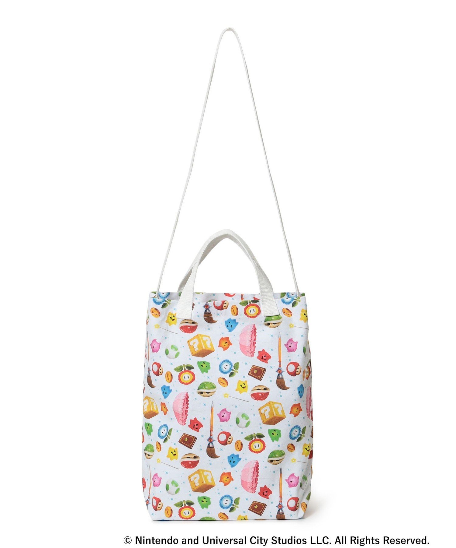 BEAMS ザ・スーパー マリオ ギャラクシー・ムービー / ITEMS TOTE ビームス メン バッグ トートバッグ ネイビー ホワイト【送料無料】