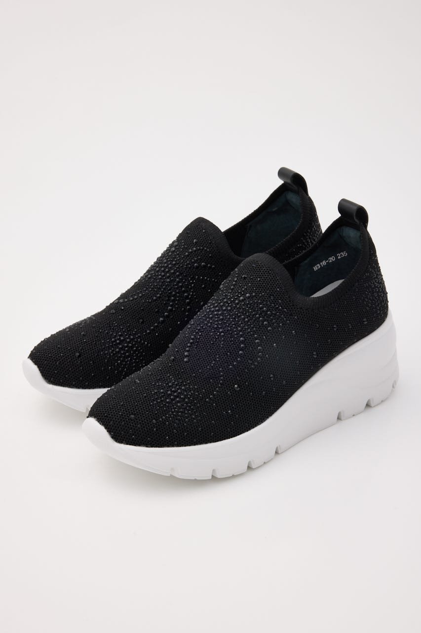 STACCATO 【再入荷】アルビジアハイヒールスリッポン スタッカート シューズ・靴 スリッポン ブラック グレー【送料無料】