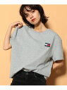 トミー ヒルフィガー Tシャツ メンズ TOMMY JEANS (W)TOMMY HILFIGER(トミーヒルフィガー) オーバーサイズTシャツ トミーヒルフィガー トップス カットソー・Tシャツ オレンジ グレー ネイビー ピンク ブラック ホワイト ブルー レッド【送料無料】