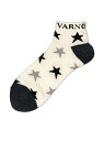GRAND-BACK 【大きいサイズ】バーニ ヴァーノ/BARNI VARNO 星柄 スニーカーソックス タカキュー 靴下・レッグウェア 靴下 ブラック