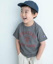 【SALE／30%OFF】URBAN RESEARCH DOORS 『別注』Champion*DOORS アニマルTシャツ(KIDS) アーバンリサーチドアーズ トップス その他のトップス グレー ホワイト