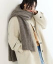 ASAUCE MELER 【ASAUCE MELER】カシミヤファーニットストール マイカアンドディール ファッション雑貨 マフラー・ストール・ネックウォーマー...