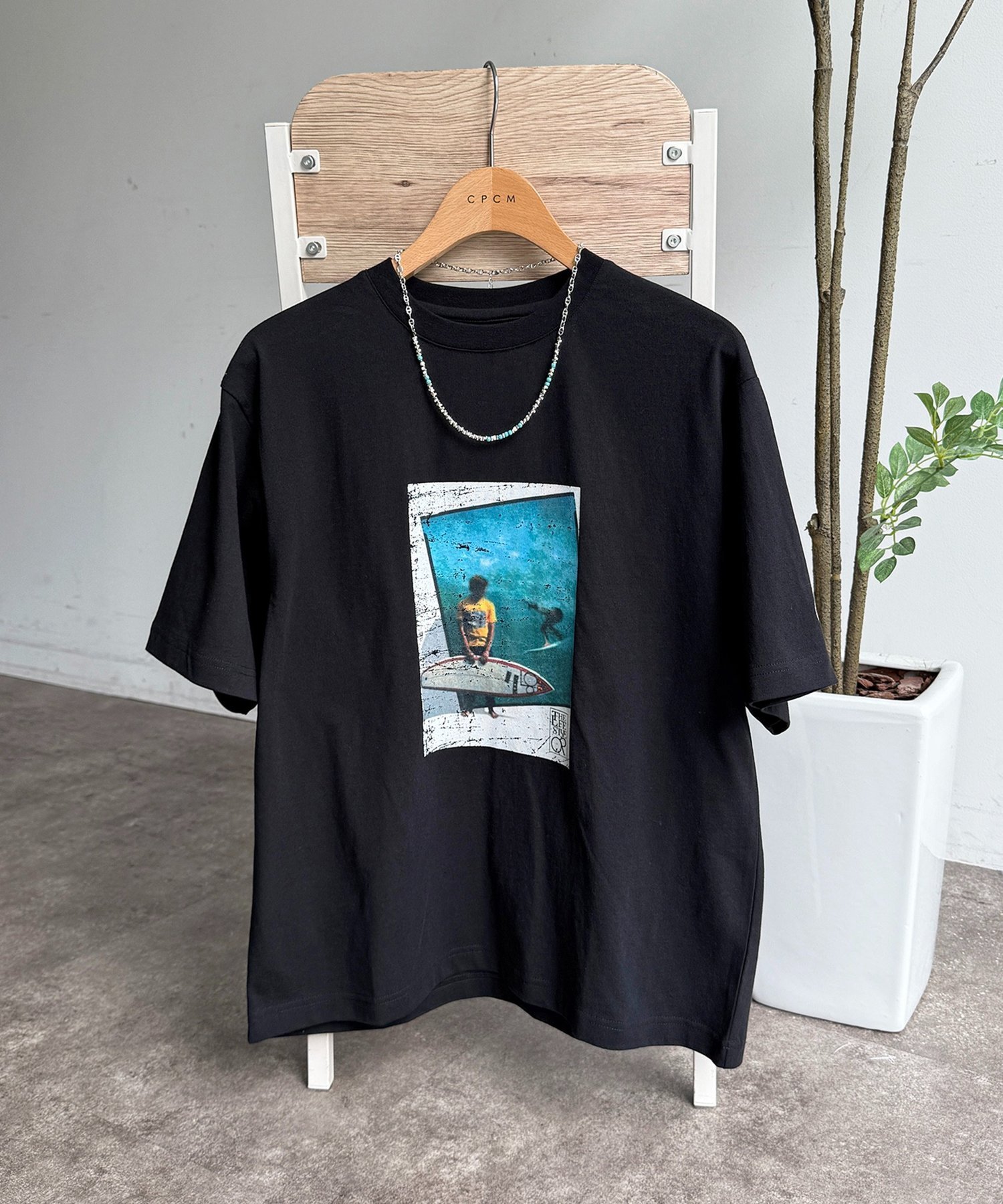 【Ocean Pacific】フロントロゴT シーピーシーエム トップス カットソー・Tシャツ ネイビー ホワイト ブラック