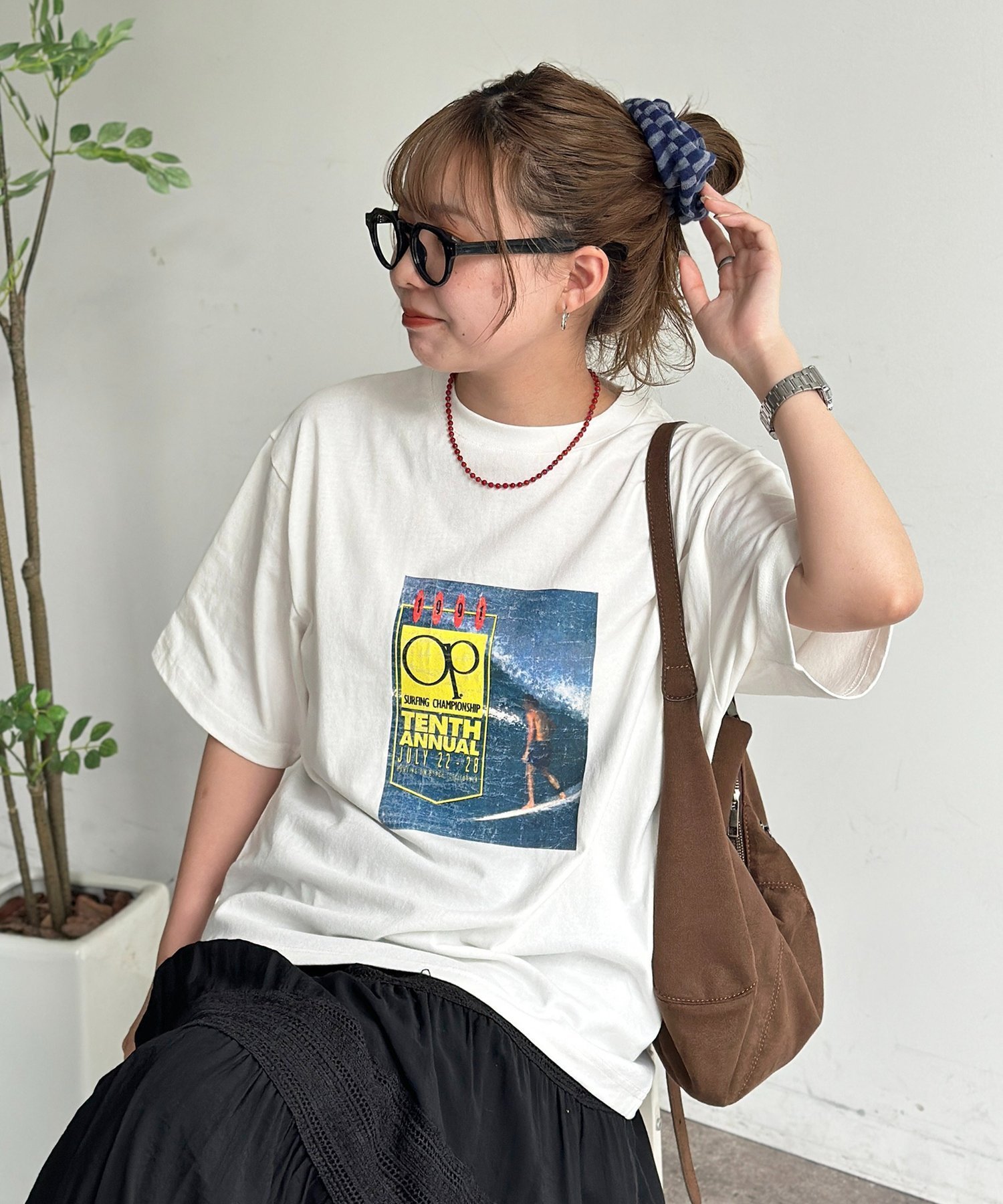 【Ocean Pacific】フロントロゴT シーピーシーエム トップス カットソー・Tシャツ ネイビー ホワイト ブラック