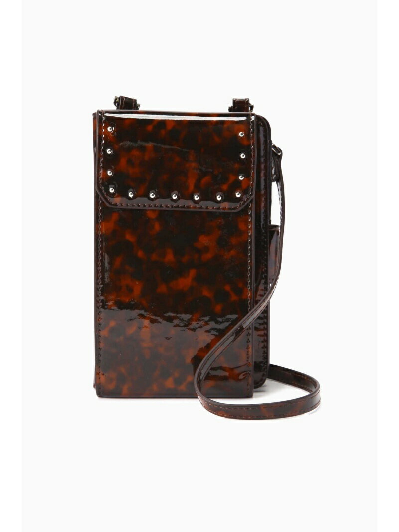 【SALE／50%OFF】ROSE BUD モバイルポシェット ローズバッド 財布・ポーチ・ケース 財布 ブラウン ホワイトのサムネイル
