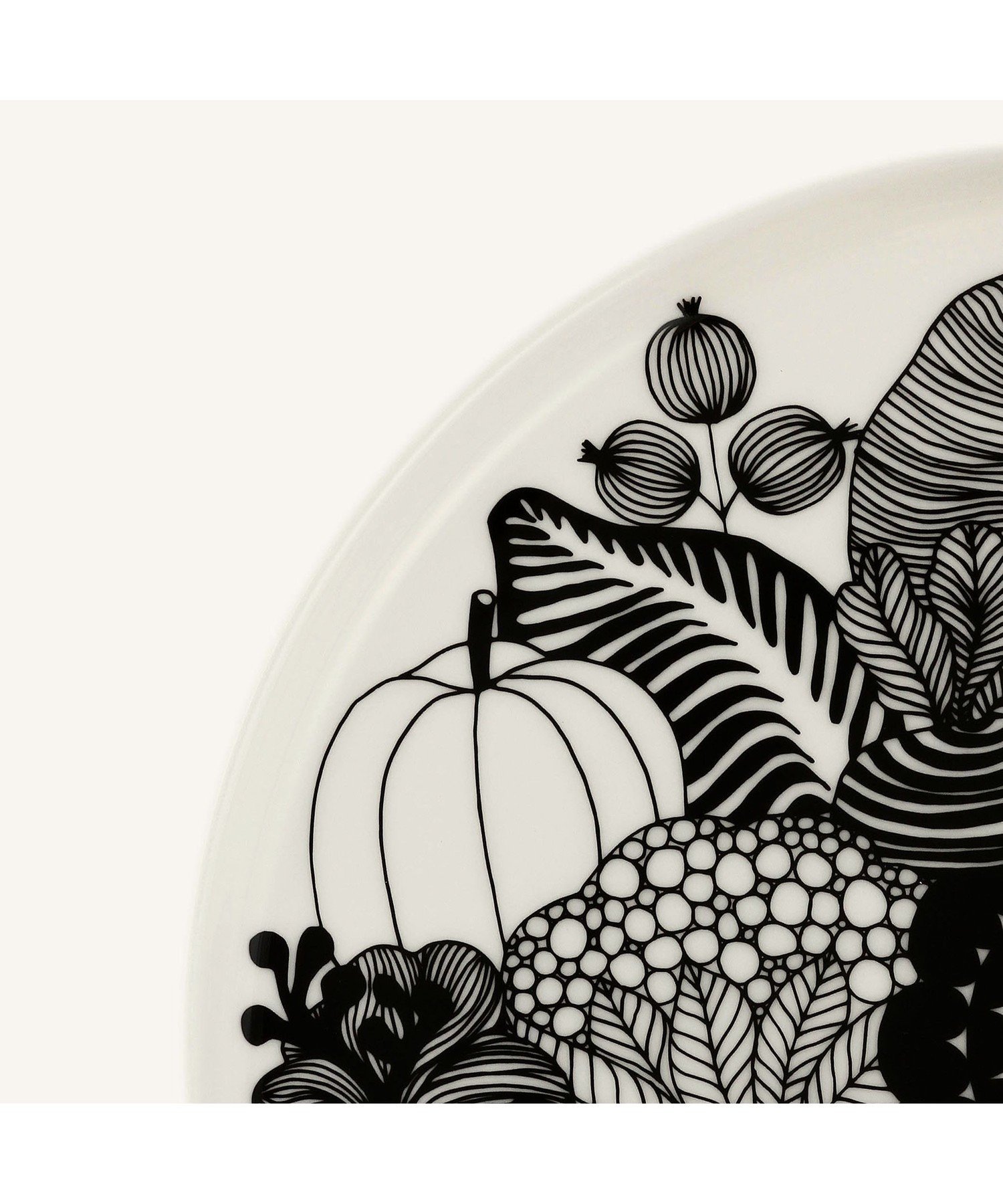 Marimekko Siirtolapuutarha プレート20cm マリメッコ 食器・調理器具・キッチン用品 その他の食器・調理器具・キッチン用品 ブラック【送料無料】 stylife-13508545 Rakuten Fashion サンプル画像3