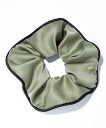 IRIS47 IRIS 47/(W)lily edge scrunchie セットアップセブン ヘアアクセサリー ヘアゴム グリーン ブラック【送料無料】