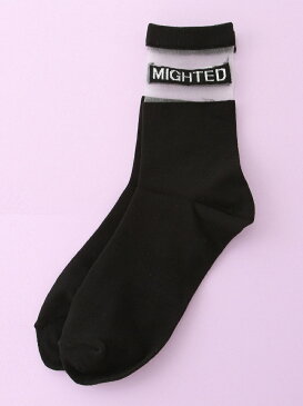 BROWNY 【WEGO】【BROWNY】(L)MIGHTEDシースルーソックス ウィゴー ファッショングッズ