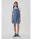 【SALE/66%OFF】GAP (K)アーカイブ ボタン デニム ワンピース (キッズ) ギャップ ワンピース・ドレス ワンピース ブルー(4)