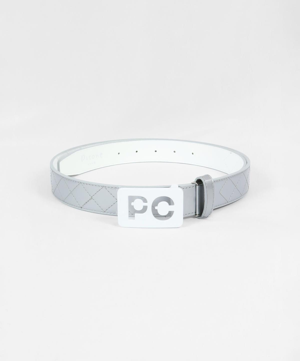 【SALE／30%OFF】Picone Club ダイヤ柄ステッチベルト ピッコーネクラブ ファッション雑貨 ベルト ブラック レッド グレー ホワイト【送料無料】