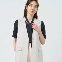 【SALE/6%OFF】BRICK HOUSE by Tokyo Shirts リネンライク ジャージージレ レディース BL13J100DE50X00-30 トーキョーシャツ トップス ベスト・ジレ グレー【送料無料】