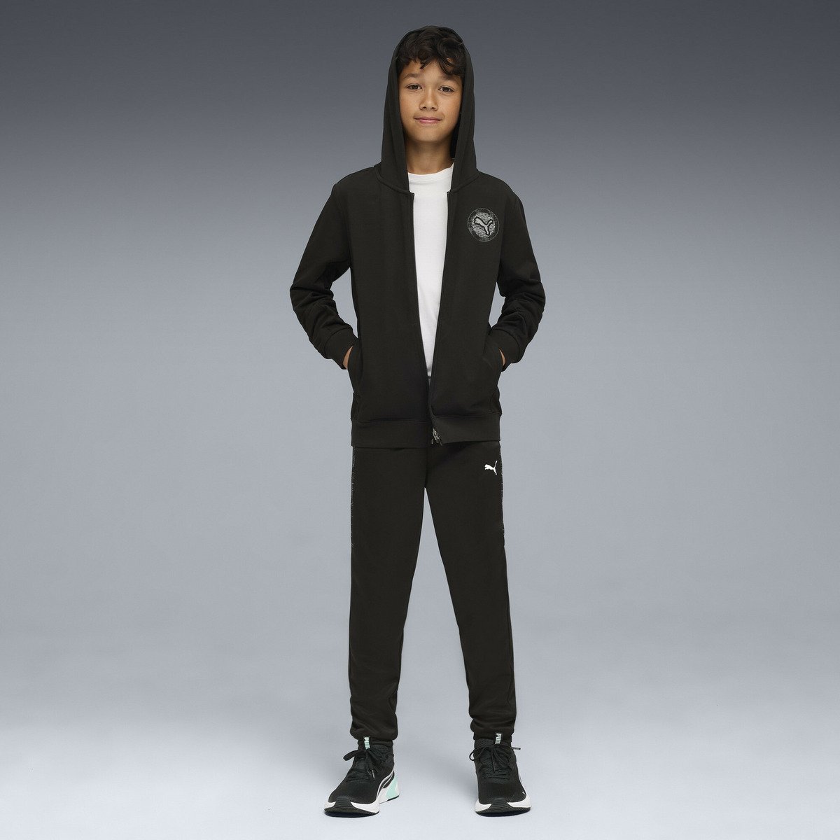 【SALE／65%OFF】PUMA ボーイズ アクティブ スポーツ グラフィック フルジップ フ...