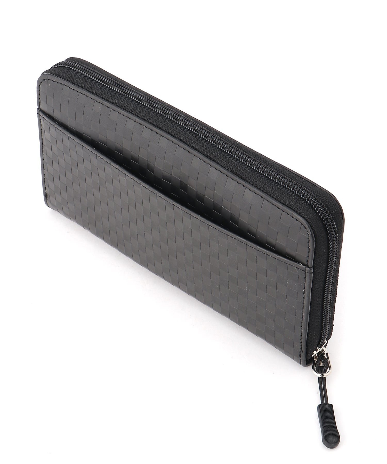 BEN DAVIS/(M)ロングラウンドウォレット ジーンズメイト 財布・ポーチ・ケース 財布 ブラック