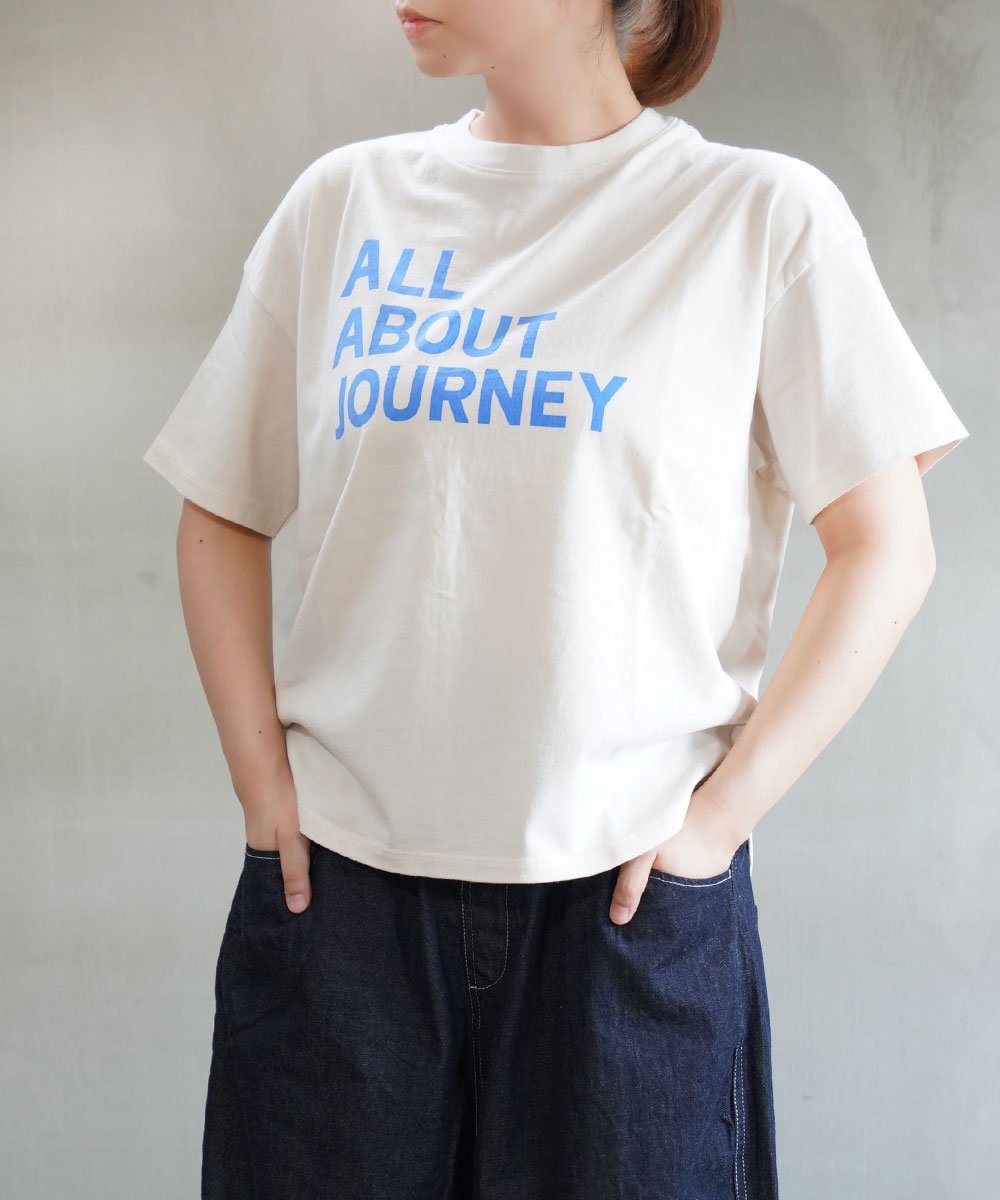 ブルーレイクマーケット アメリカンドライ天竺ヘムラウンドプリントTee ブルーコムブルー トップス カットソー・Tシャツ ブラック ブルー ホワイト