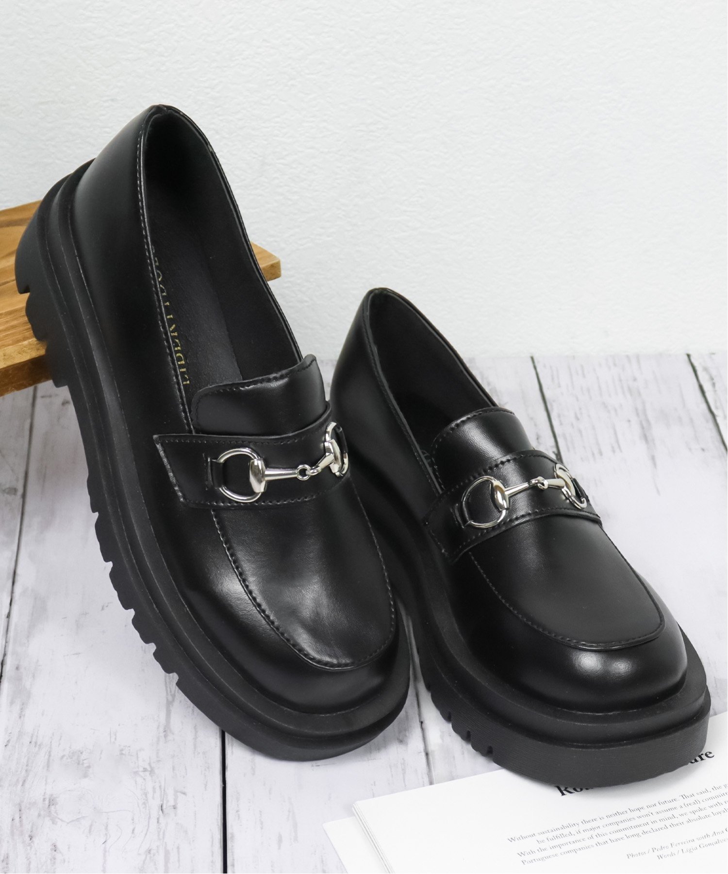 【SALE/30%OFF】LibertyDoll 5cmヒール ワンピース 韓国ファッション 厚底ビットローファー ☆3043 サンエーフットウェアー シューズ...