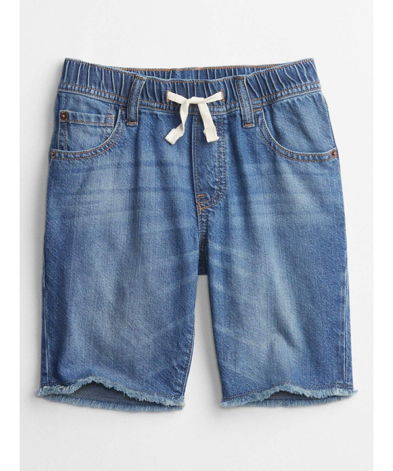 【SALE／62%OFF】GAP (K)ウォッシュウェル プルオン デニム ショートパンツ (キッズ) ギャップ パンツ ジーンズ・デニムパンツ ブルーのサムネイル
