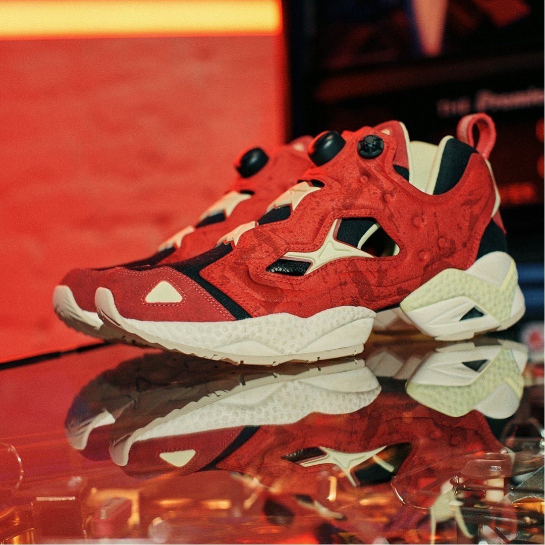 【SALE／31 OFF】Reebok Street Fighter Instapump Fury 95 Shoes リーボック シューズ 靴 スニーカー レッド【送料無料】