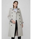 Aquascutum WOMEN BASIC TRENCH COAT LONG アクアスキュータム ジャケット・アウター その他のジャケット・アウター グレー【...