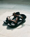 【SALE/20%OFF】BAYFLOW ダブルベルトストラップサンダル ベイフロー シューズ・靴 サンダル ブラック グレー【送料無料】