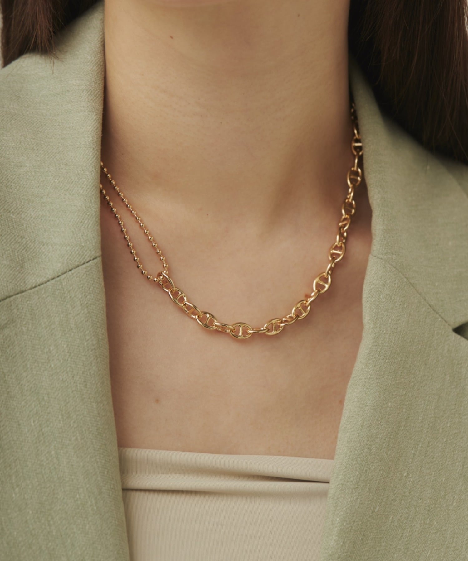 【SALE／39%OFF】ciite' anchor chain necklace / アンカー チェーン ネックレス シーテ アクセサリー..