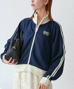 【SALE/26%OFF】ROPE' PICNIC トラックジャケット ロペピクニック ジャケット・アウター ブルゾン・ジャンパー ネイビー ベージュ【送料無料...