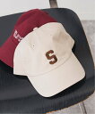 Spick & Span GOOD ROCK SPEED / グッドロックスピード 別注lettered CAP2 スピックアンドスパン 帽子 キャップ ワイン...