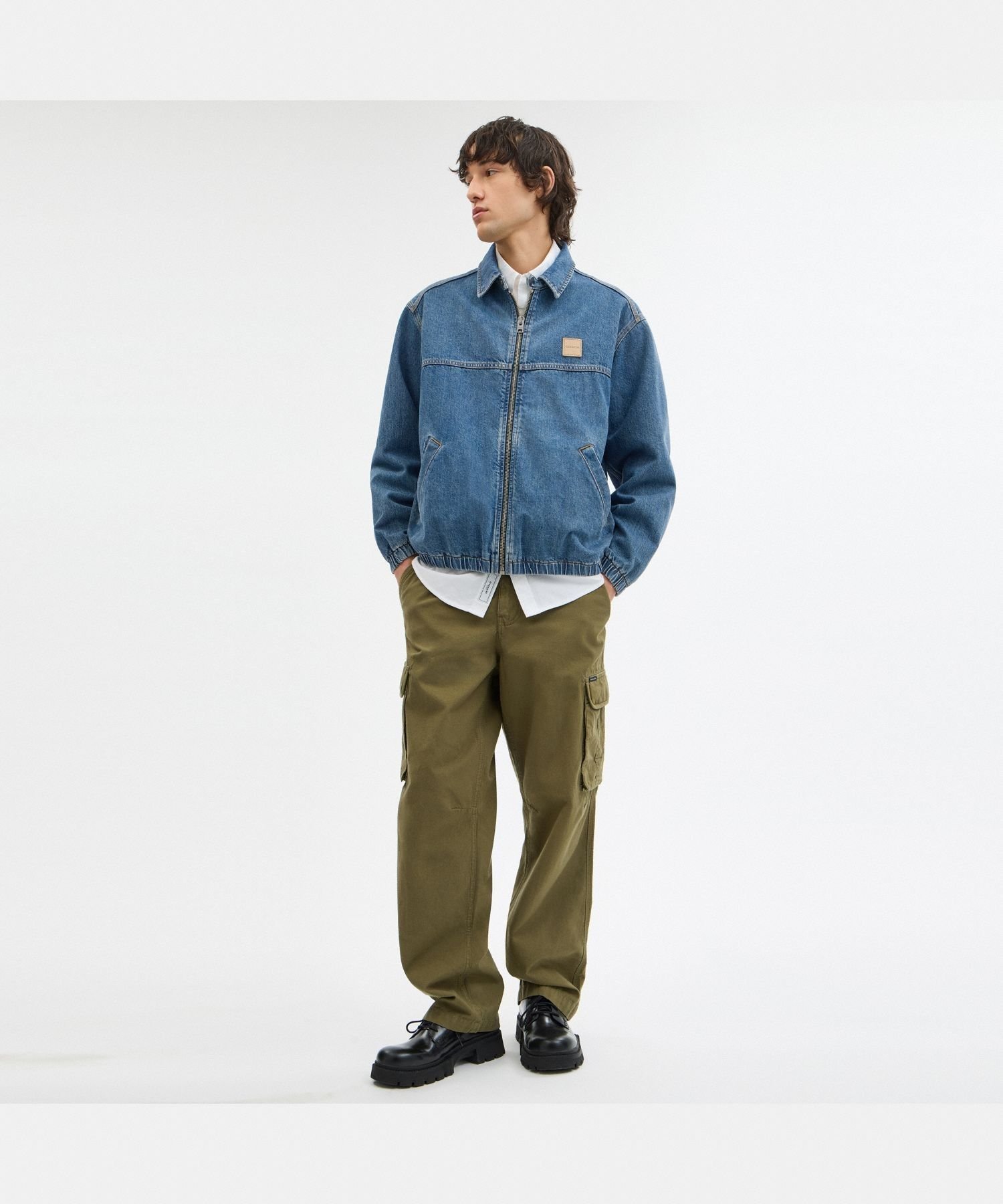 【SALE／20%OFF】COACH OUTLET 【公式】デニム ジップ ジャケット コーチ　アウトレット ジャケット・アウター デニムジャケット ブルー【送料無料】