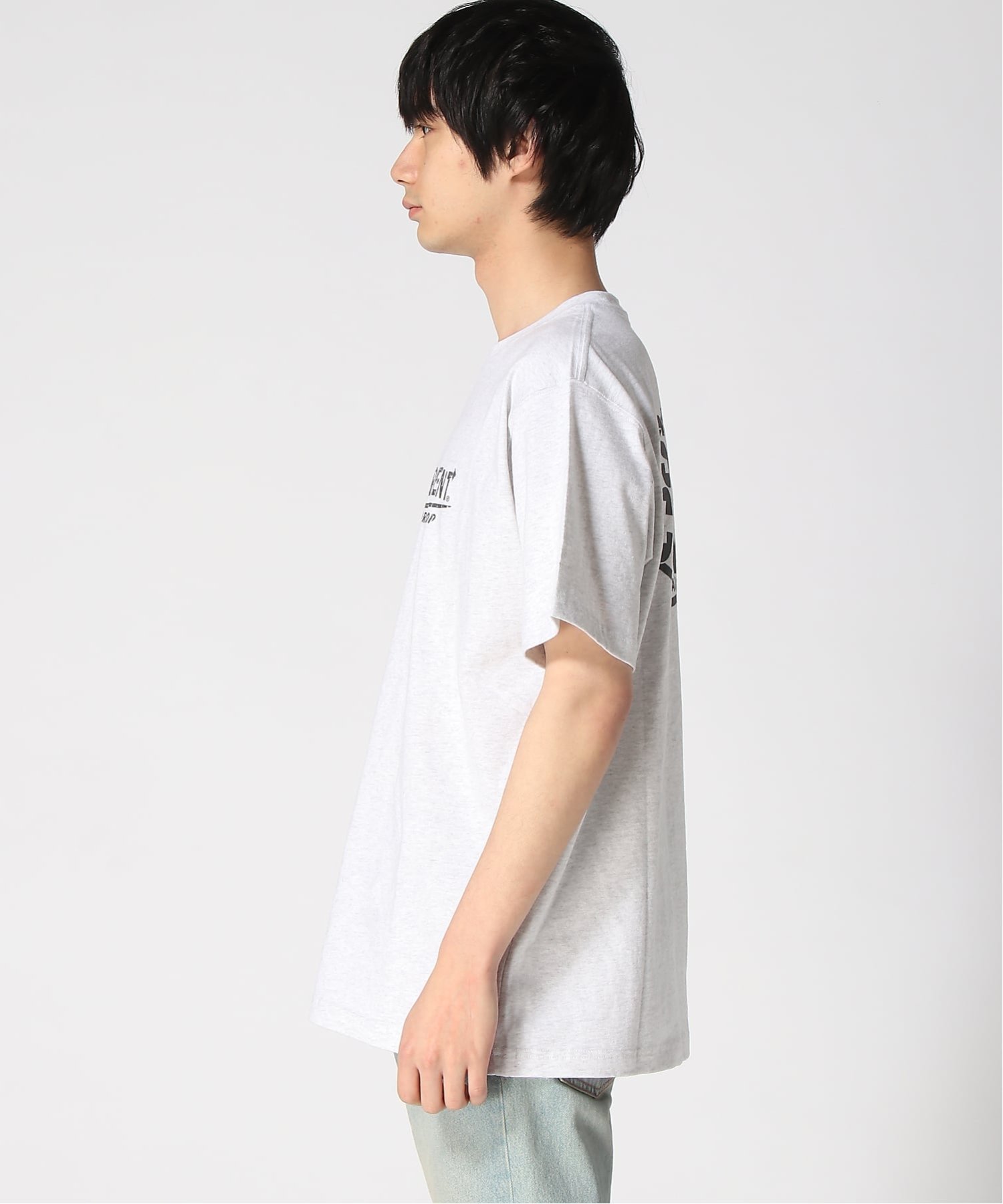 STRONG CURRENT STRONG CURRENT/(M)プリント SS TEE フララニハワイ トップス カットソー・Tシャツ グレー ネイビー