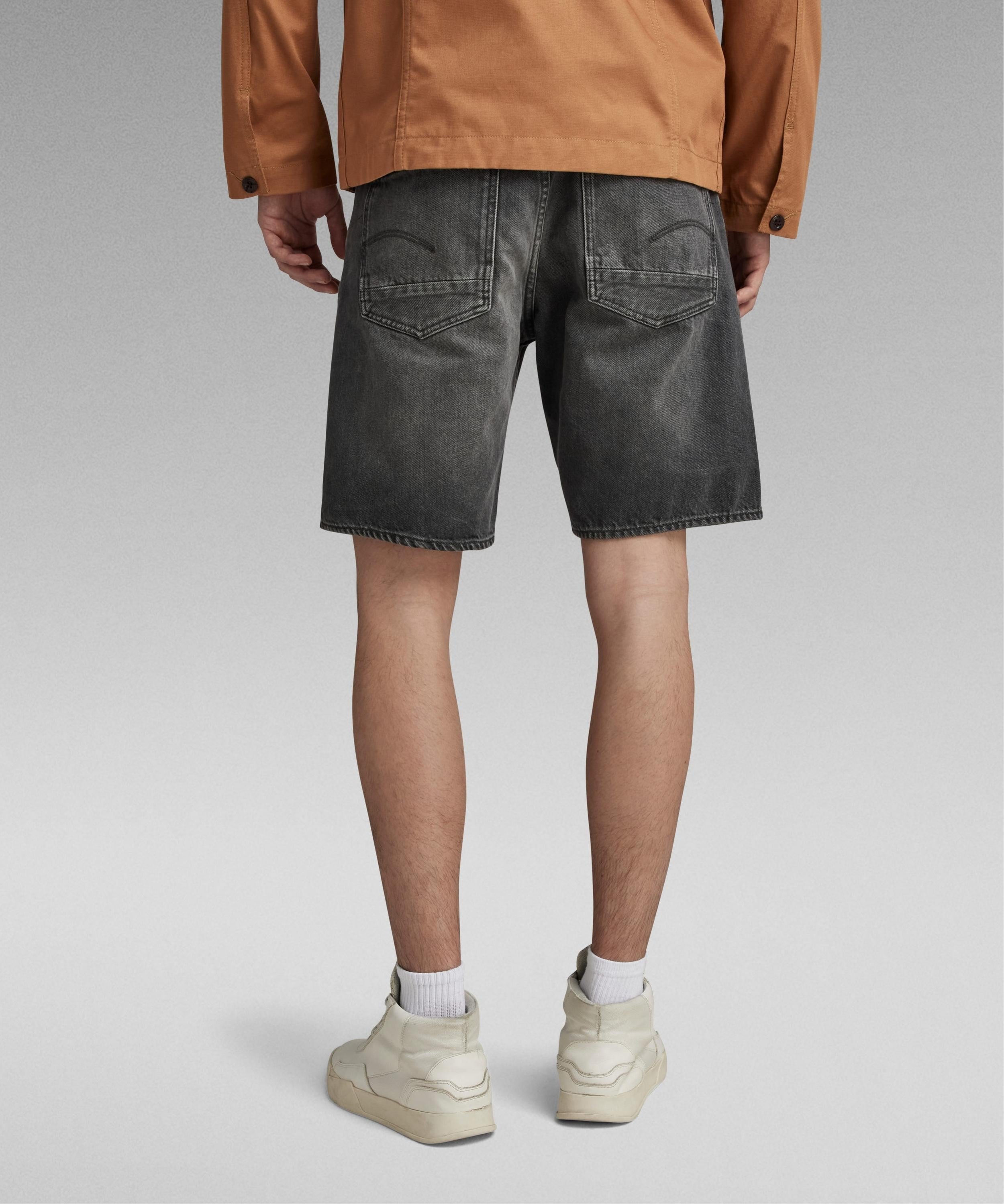 【公式ショップ】TRIPLE A DENIM SHORTS/デニムショートパンツ ジースターロゥ パンツ ジーンズ・デニムパンツ ブラック