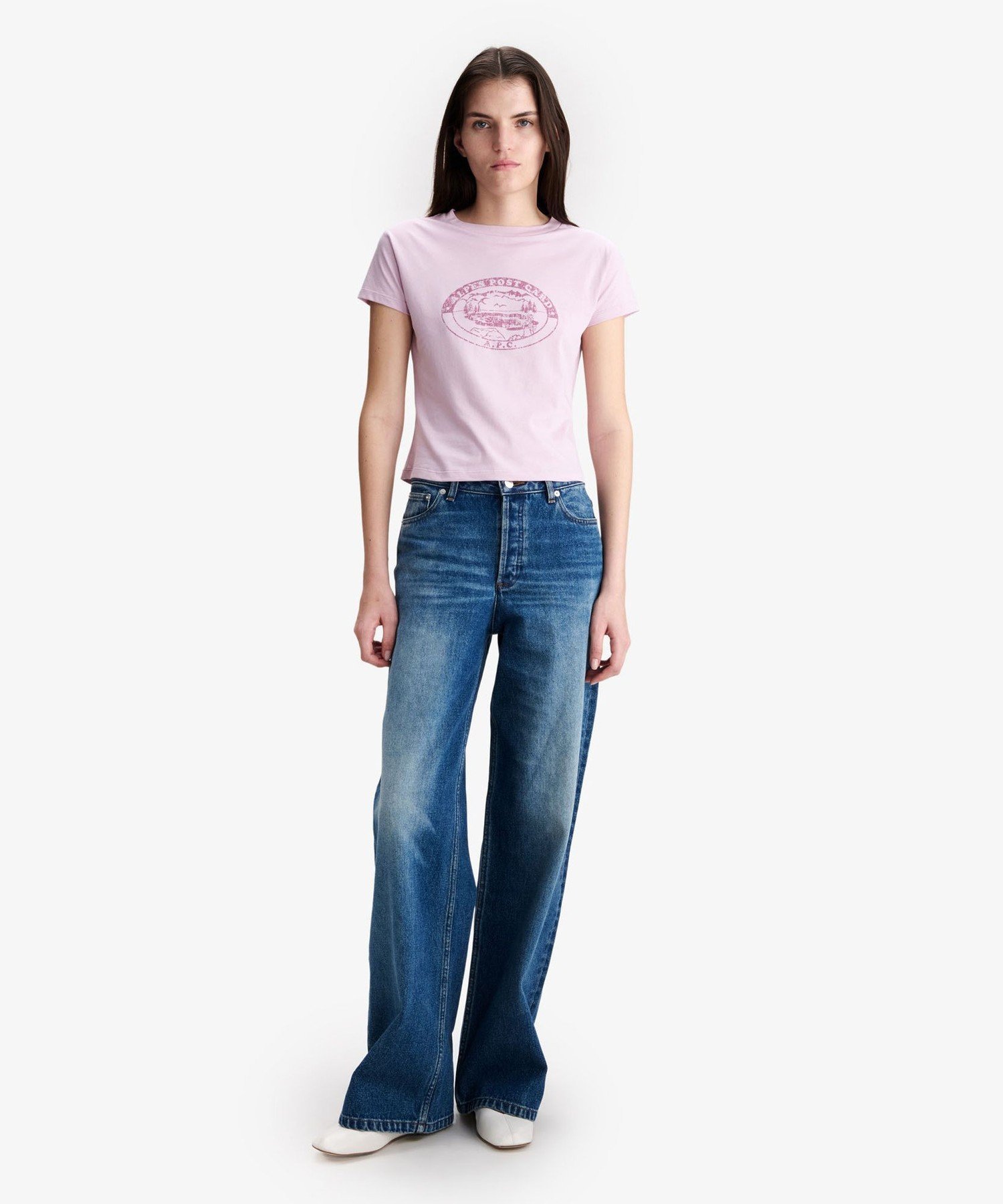 . Post Card Tシャツ アー・ぺー・セー トップス カットソー・Tシャツ ホワイト