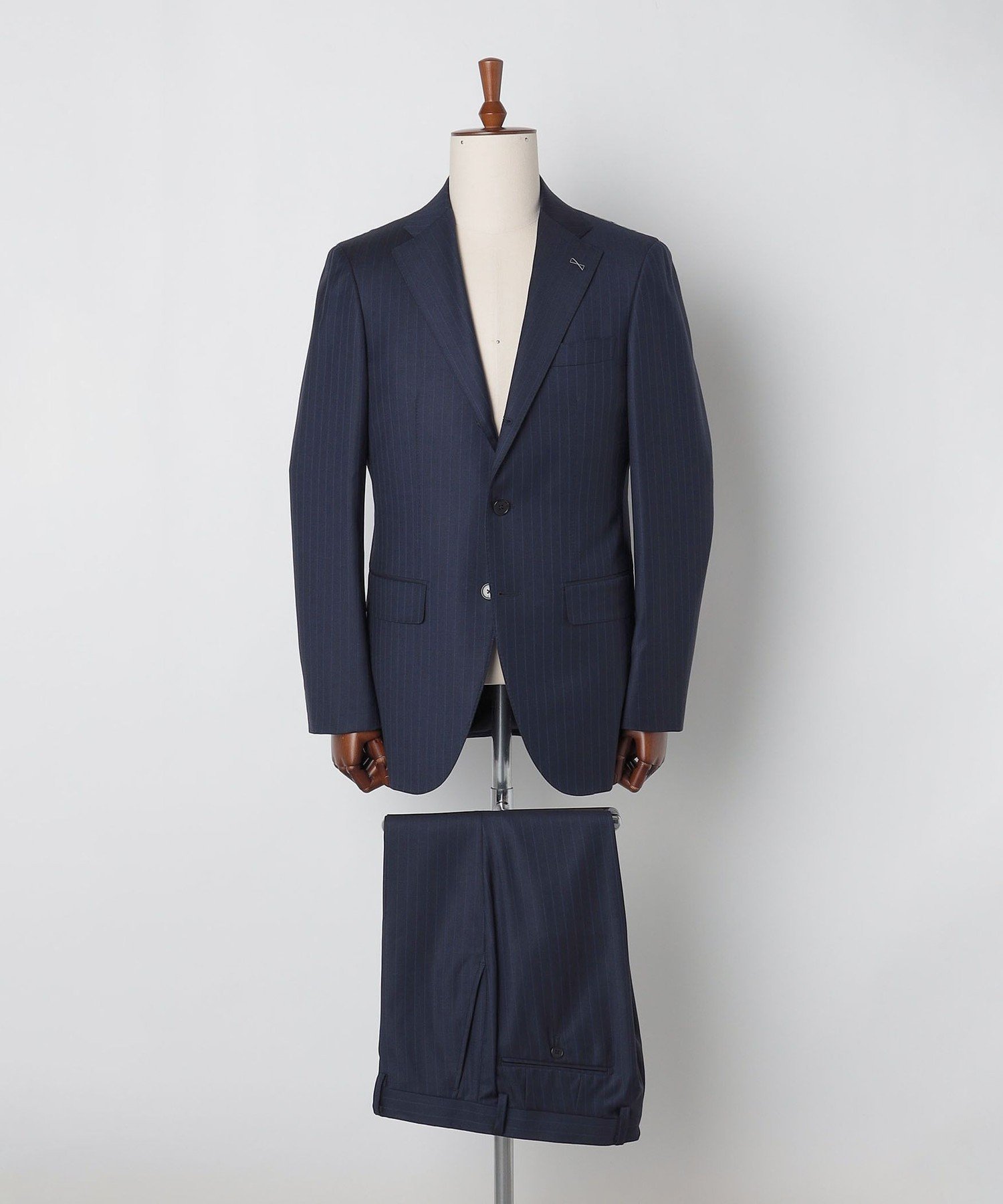 【SALE／30%OFF】SHIPS SHIPS: LORO PIANA FABRIC オーストラリス ブルーストライプ S3B スーツ シップス スーツ・フォーマル セットアップスーツ ネイビー【送料無料】