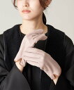 【SALE/60%OFF】a.v.v フェイクスエードバイカラーグローブ アー・ヴェ・ヴェ ファッション雑貨 手袋 ブラック ベージュ
