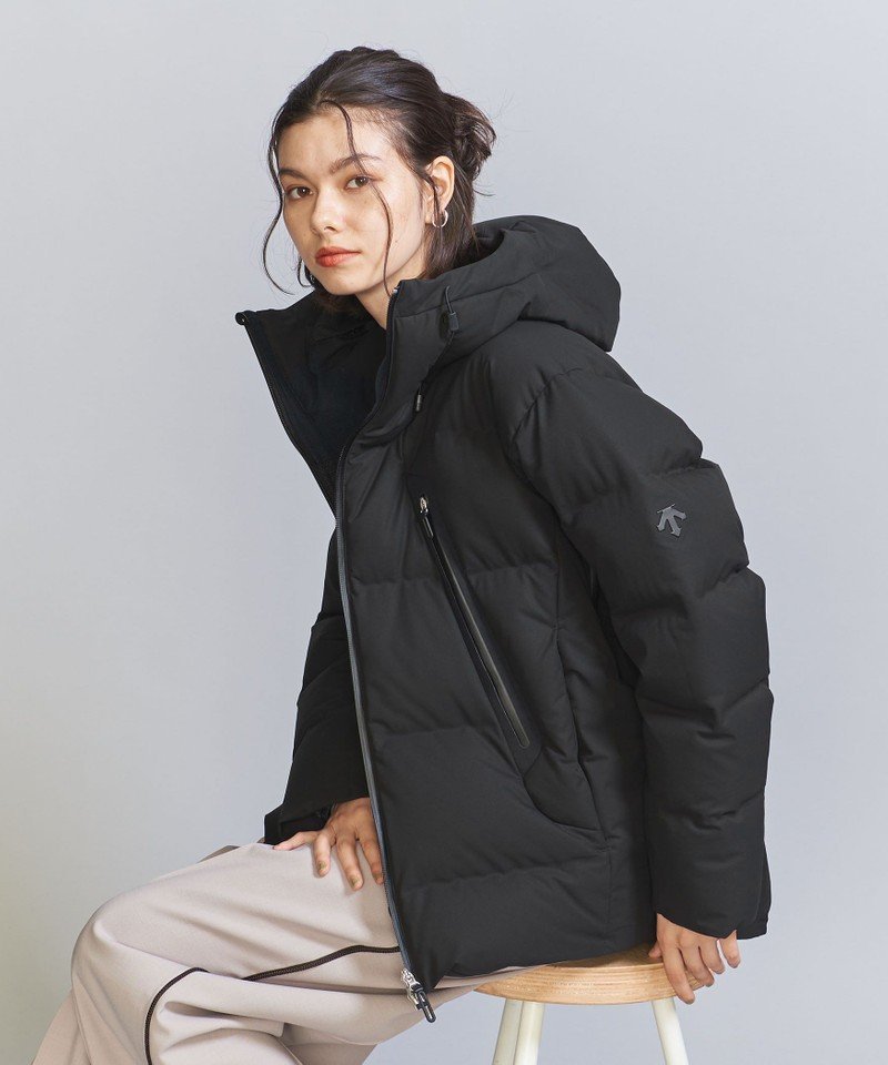 BEAUTY&YOUTH UNITED ARROWS ＜DESCENTE ALLTERRAIN＞水沢ダウン オーバーサイズマウンテニア ビューティー＆ユース　ユナイテッドアローズ ジャケット・アウター ダウンジャケット・ダウンベスト ブラック カーキ