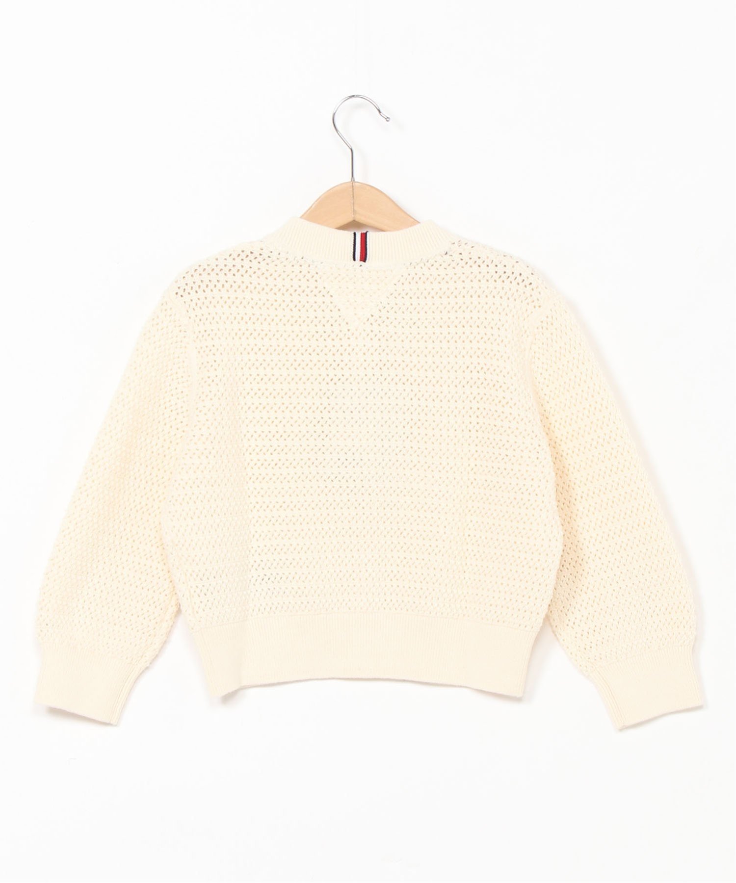 TOMMY HILFIGER (K)TOMMY HILFIGER(トミーヒルフィガー) GIRLS CROCHET CARDIGAN トミーヒルフィガー トップス カーディガン ホワイト【送料無料】 2