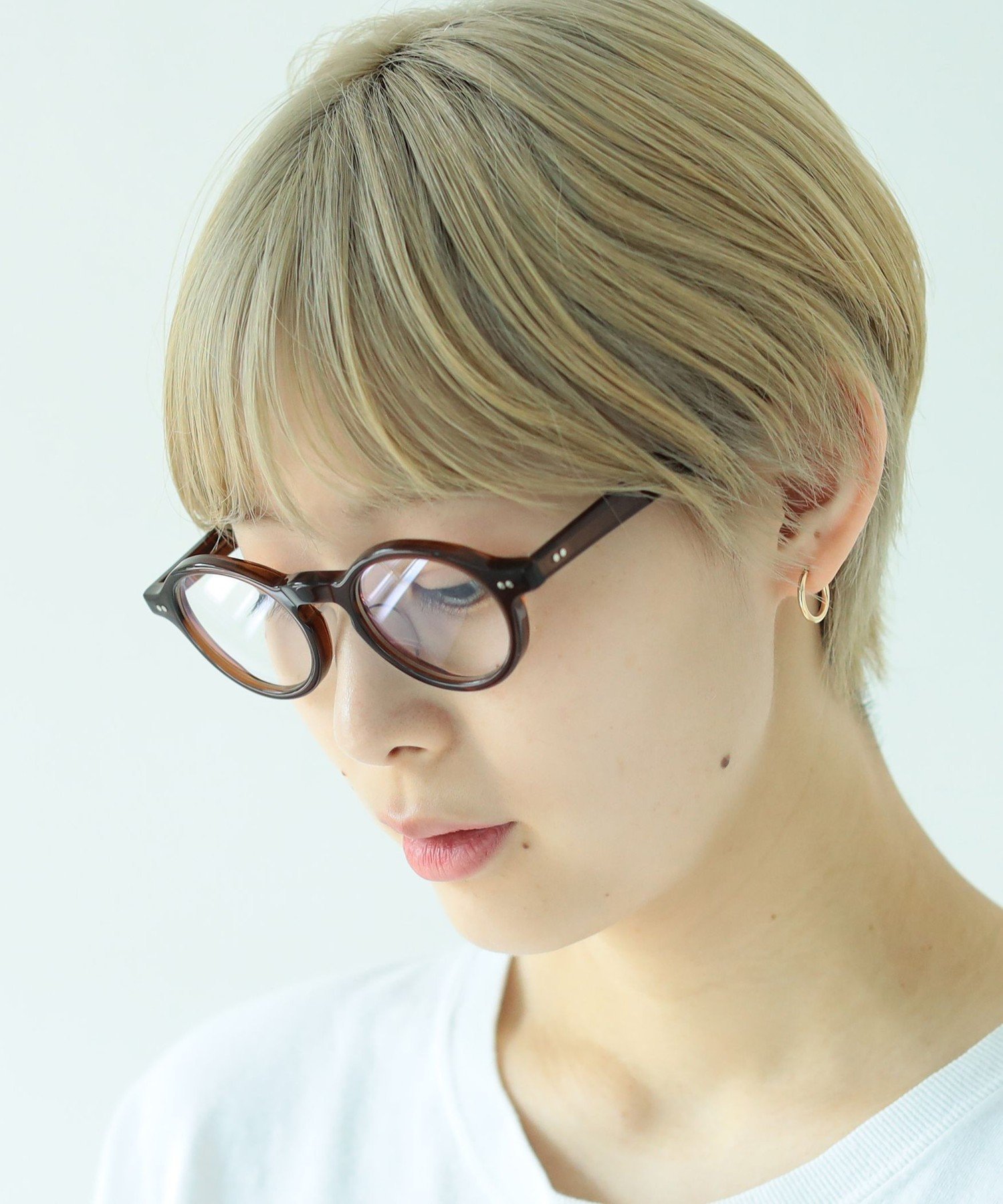 BEAMS JAPAN ＜UNISEX＞佐々木セルロイド工業所 * BEAMS JAPAN / 別注 ボストン ブルーライトカット メ..