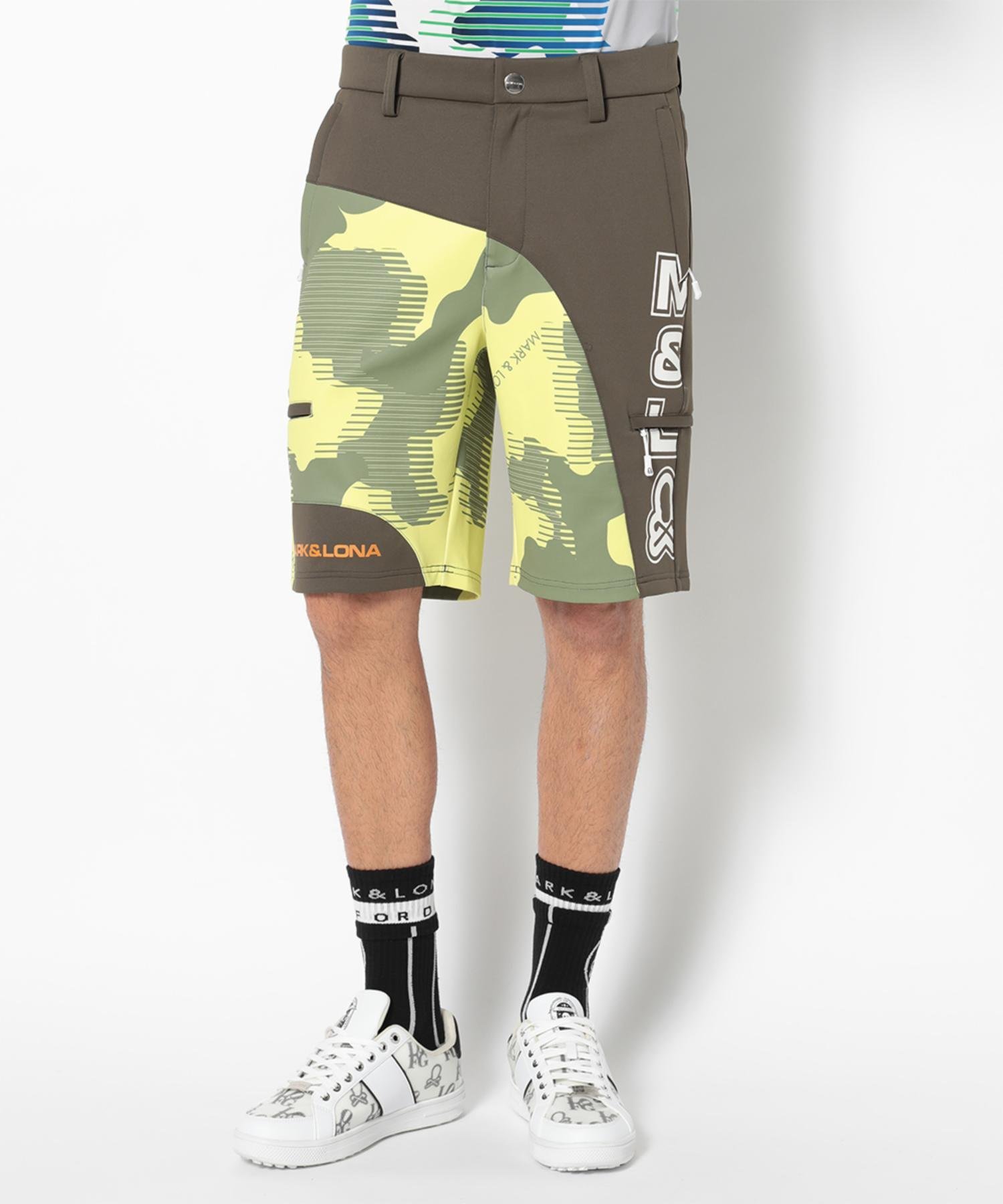 MARK & LONA Flow Camo Shorts ｜ MEN マークアンドロナ パンツ その他のパンツ グリーン