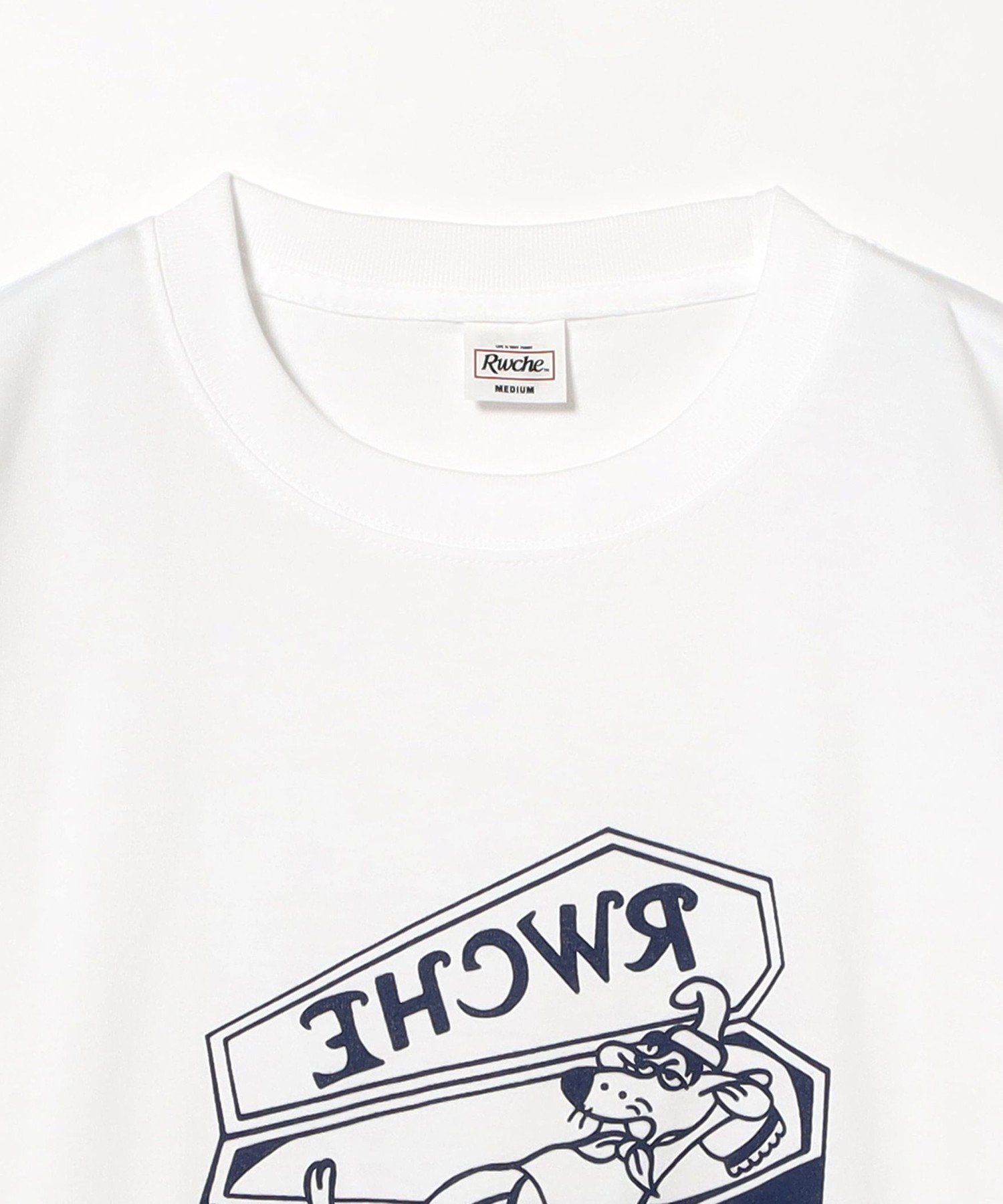 【SALE／30%OFF】BEAMS T RWCHE / COFFIN S/S Tee ビームスT トップス カットソー・Tシャツ ホワイト【送料無料】