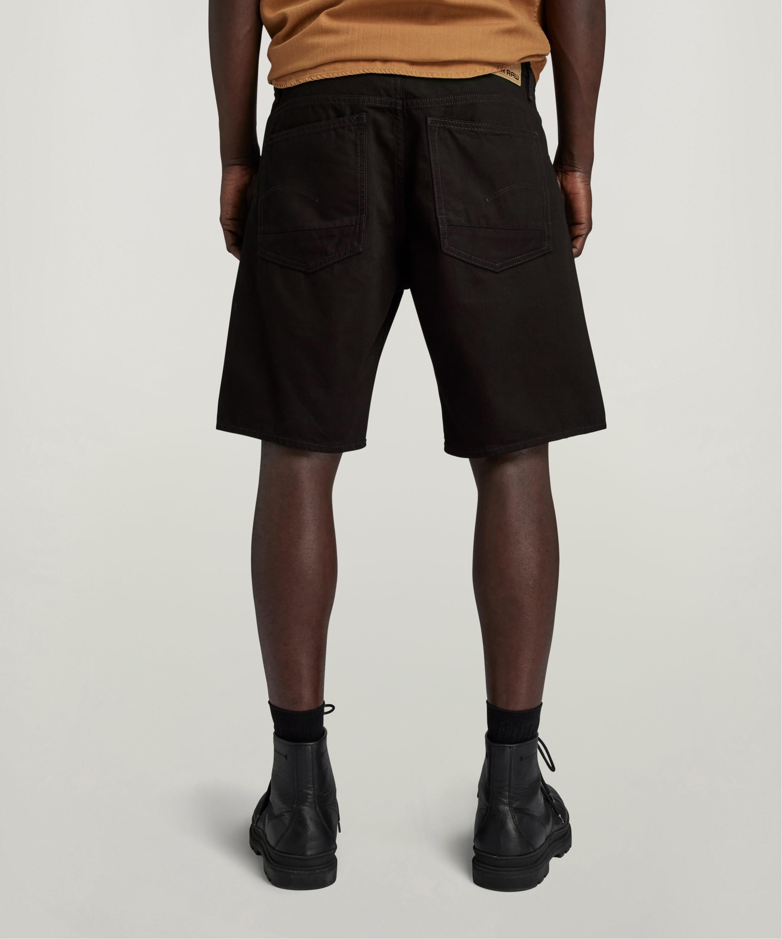 【公式ショップ】TRIPLE A DENIM SHORTS/デニムショートパンツ ジースターロゥ パンツ その他のパンツ ブラック