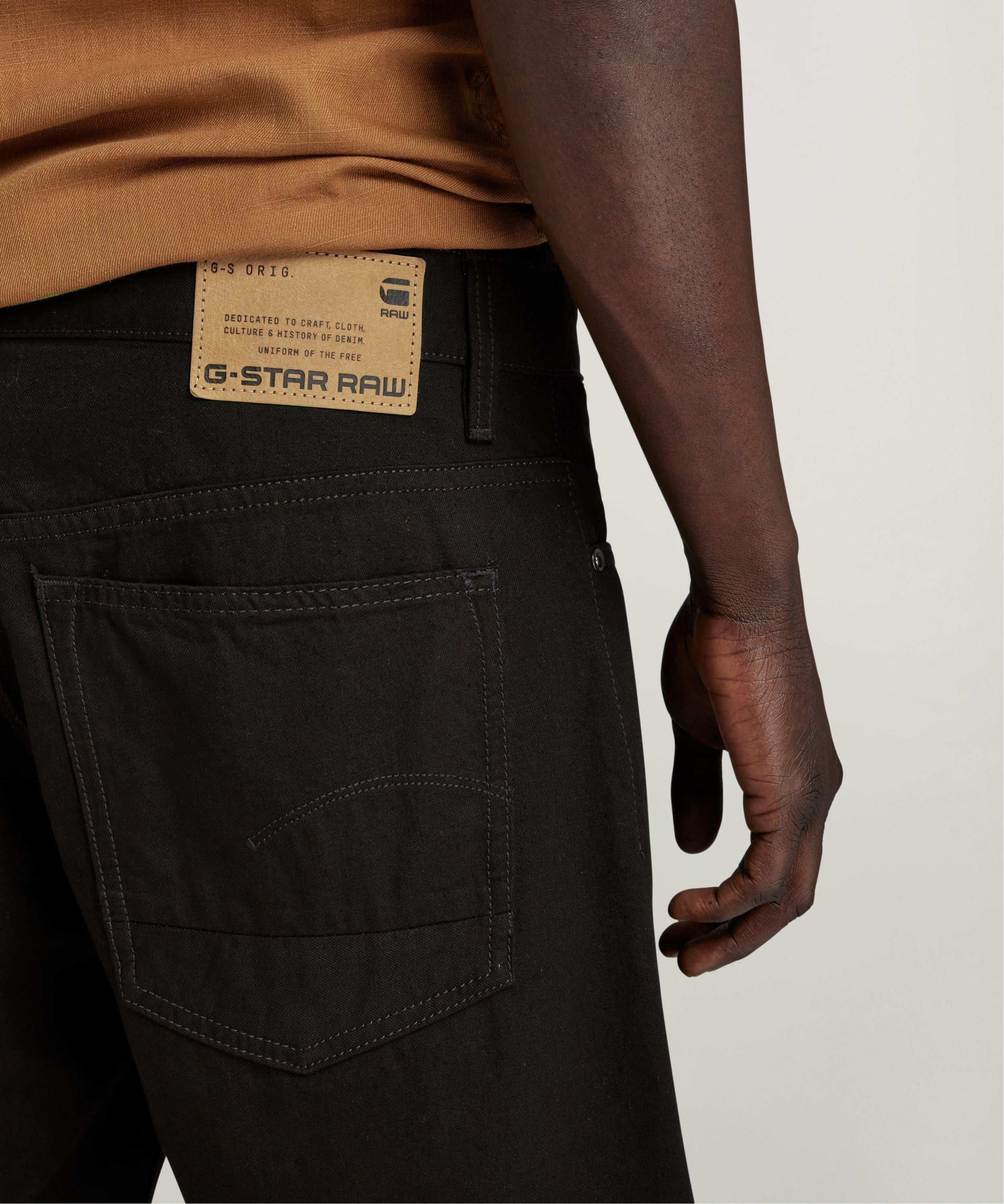 【公式ショップ】TRIPLE A DENIM SHORTS/デニムショートパンツ ジースターロゥ パンツ その他のパンツ ブラック