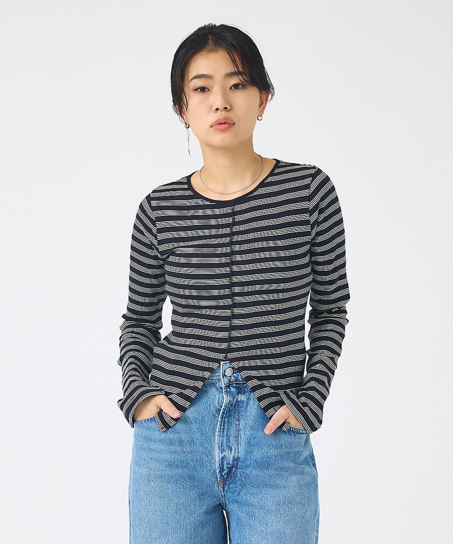 Rouge vif la cle 【Robert P.Miller / ロバートピーミラー】Prib Slit P ルージュ・ヴィフ ラクレ トップス カットソー・Tシャツ ブラウン ブラック