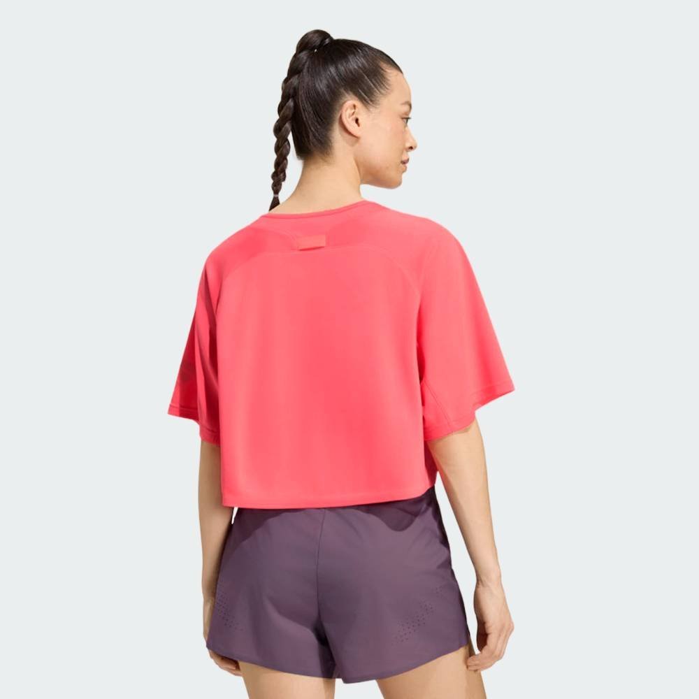 【公式】アディダス adidas 返品可 DAY//O ランニング 半袖Tシャツ アディダス トップス カットソー・Tシャツ ピンク