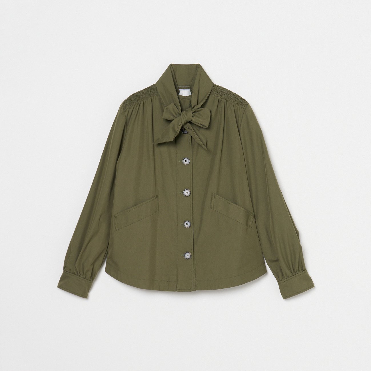 BLOUSON WITH QUILTED VEST エリオポール ジャケット・アウター ブルゾン・ジャンパー カーキグリーン