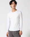 BLUE STANDARD BLUE STANDARD/(M)ふわもち あったか クルーネック ジーンズメイト インナー・ルームウェア その他のインナー・ルームウェア ホワイト ブラック